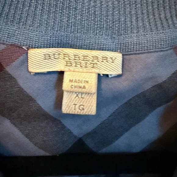 BURBERRY Admiral Half Zip Pullover Sweater Sz XL - Picture 6 of 6